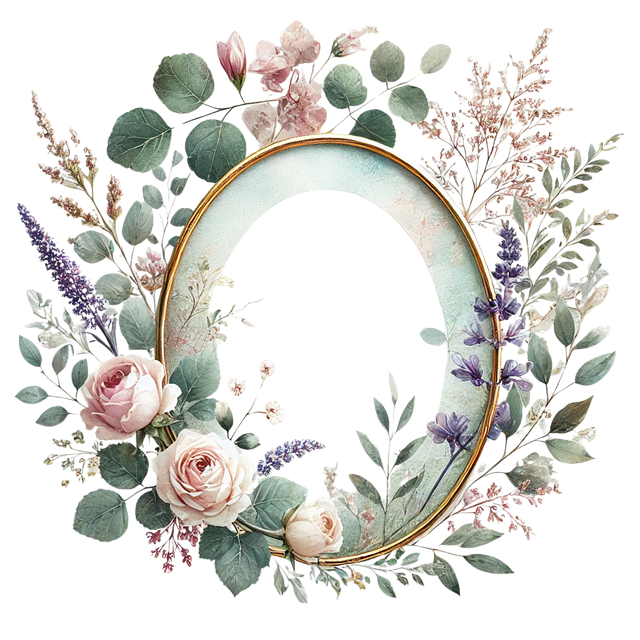 Free Wedding Frame Circular Frame vector and picture