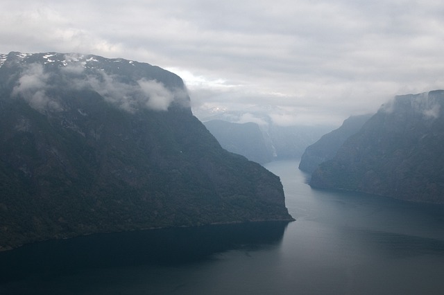 Norwegen, Skandinavien, Fjord, Wolken