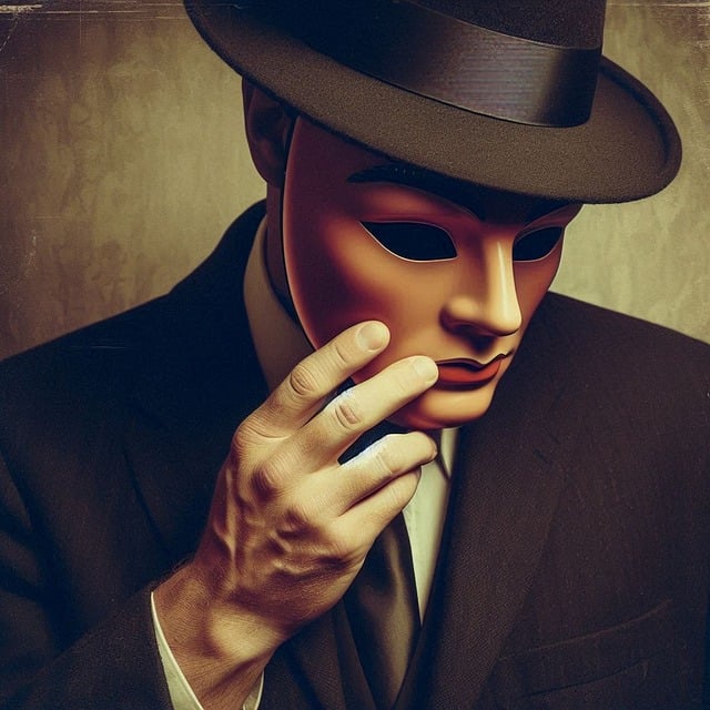 Free ai generated man mask illustration