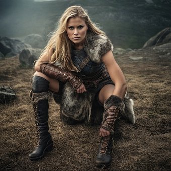 Valkyrie, Vikinger, Skjoldpige, Kvinde
