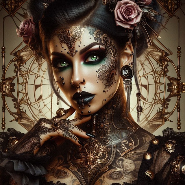 Free Steampunk Tatoos illustration and picture