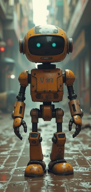 Free ai generated robot technology illustration