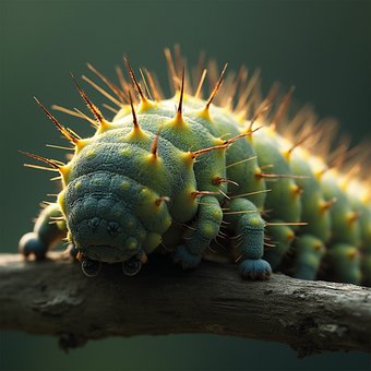 Free Caterpillar Bug illustration and picture