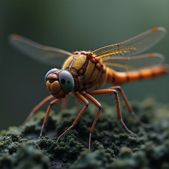 Free Dragonfly Insect illustration and picture