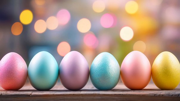 Ai Generiert, Ostereier, Eier, Pastell