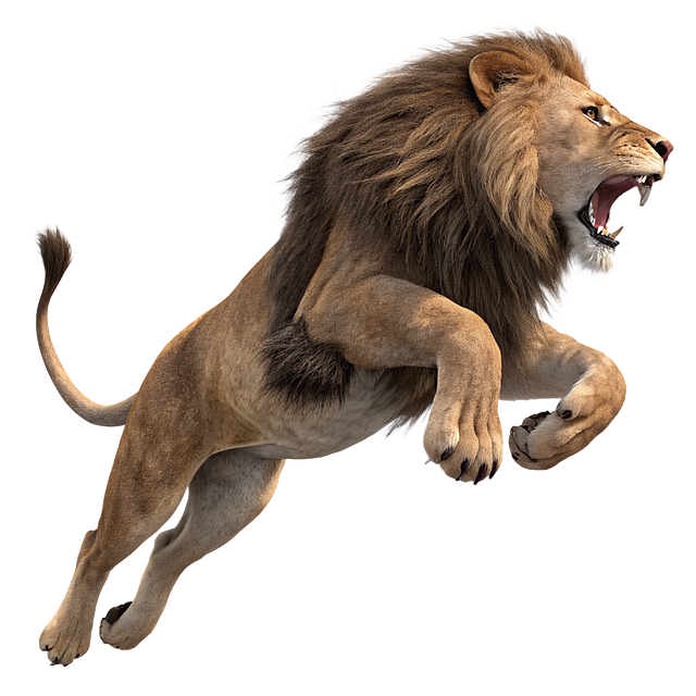 Free ai generated lion nature illustration