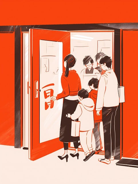 Free ai generated family store illustration