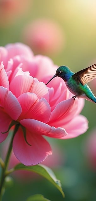 Free ai generated hummingbird bird illustration
