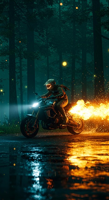 Ai Generované, Motocykl, Kolo, Motorka