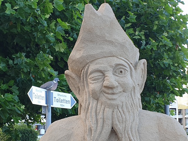 Sandfigur, Sand Tal, Sand, Kunst