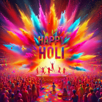 Holi, Indien, Festival, Bunt, Hindu