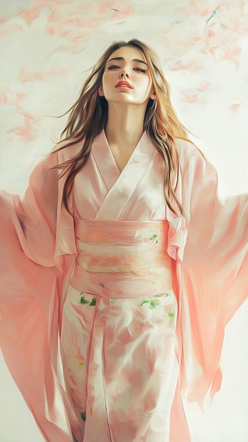 กิโมโน, ญี่ปุ่น, ผู้หญิง, สวยงาม, สาว