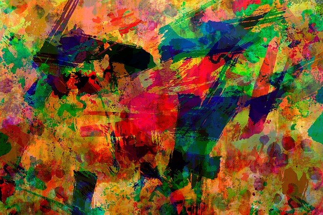 Free abstract painting wallpaper illustration