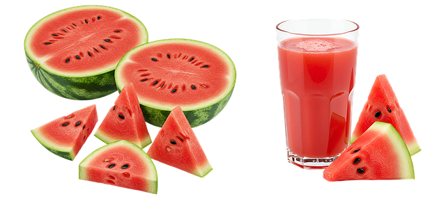 Free ai generated watermelon watermelon juice illustration