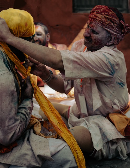 Lathmarholi, Holifestival, Barsana