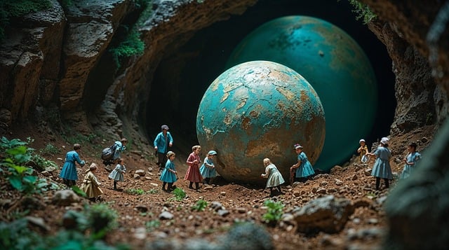 Free work people miniature illustration