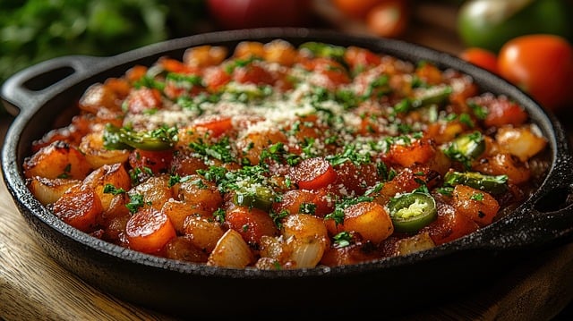 Free potato dish food illustration