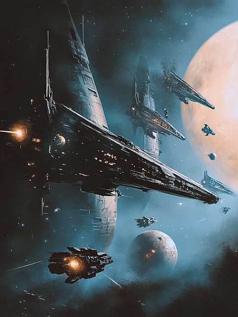 Free Ai Generated Science Fiction illustration and picture