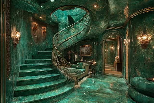 Free ai generated spiral staircase stair illustration