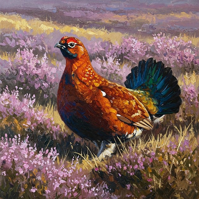 Free ai generated grouse bird illustration