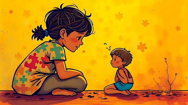 Free ai generated autism spectrum illustration
