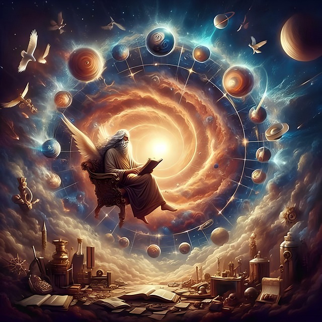 Free Divine Creation Universe illustration and picture