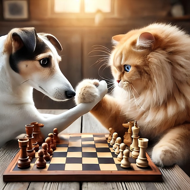 Free Dog Cat illustration and picture
