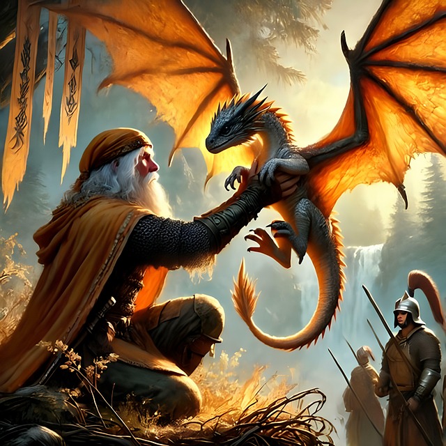 Free Dragon Trainer illustration and picture