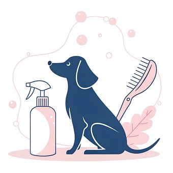 Free Ai Generated Silhouette Dog illustration and picture