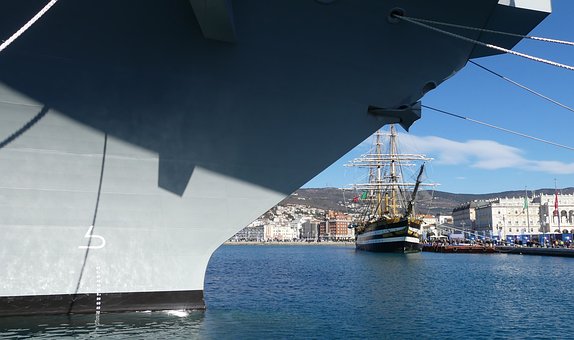 Amerigo Vespucci, Nava Vespucci, Trieste