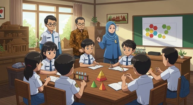 Download Ai Generated Interactive Classroom Royalty Free Stock