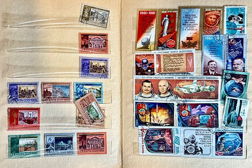 Briefmarken, Russland, Sammlung