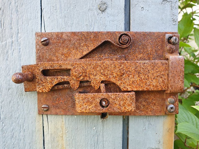 Slot, Gartentor, Rust, Rusten, Gammel