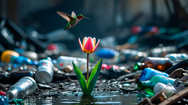 Ai Generiert, Blume, Hintergrund