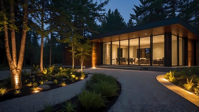 Free ai generated modular home modern house illustration