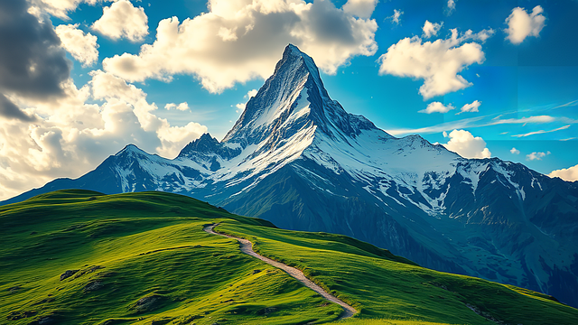 Munte, Alpi, Cornul Matern, Vârf, Peisaj