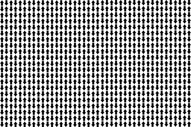 Free matrix arrows quantum illustration