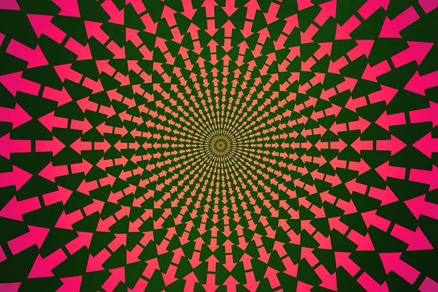 Free matrix arrows quantum illustration