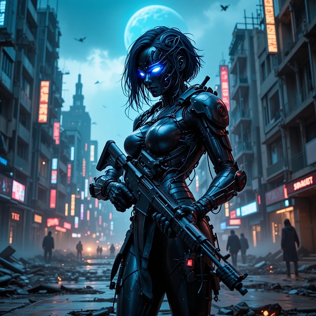 Free Cyborg Android illustration and picture