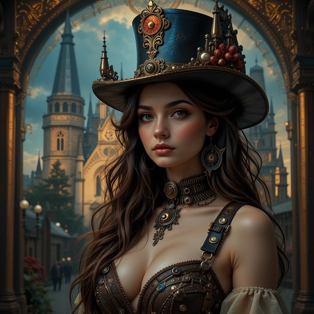 Free Ai Generated Steampunk illustration and picture
