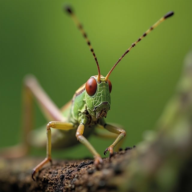 Free ai generated grasshopper beetle illustration