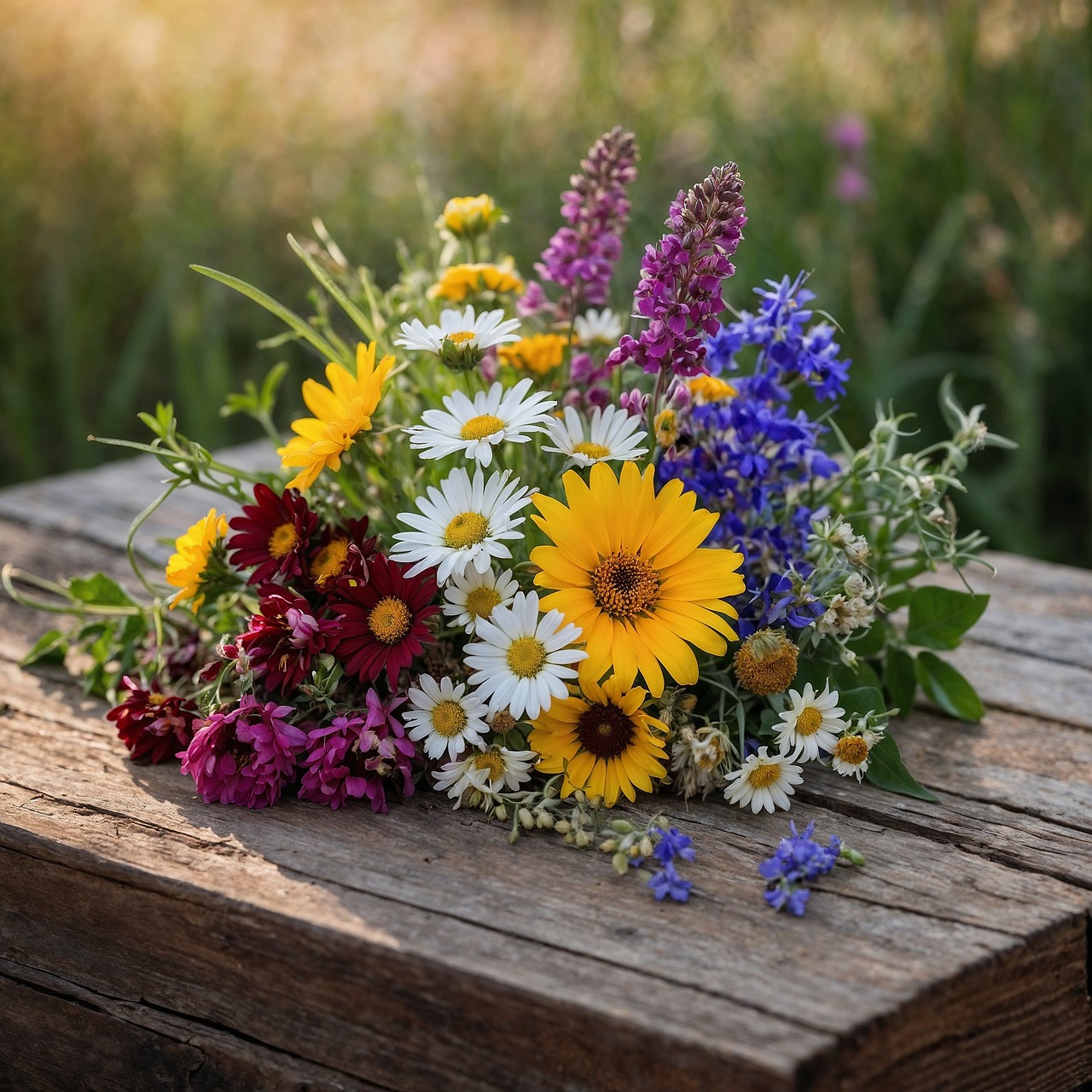 Download Bouquet, Flowers, Nature. Royalty-Free Stock Illustration