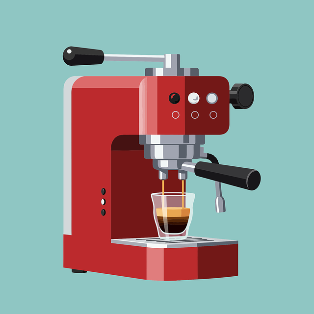 Free ai generated espresso machine machine illustration