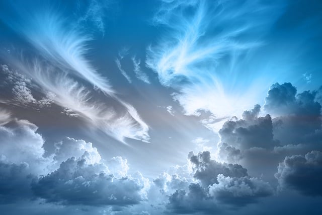 Free ai generated cloud sky illustration