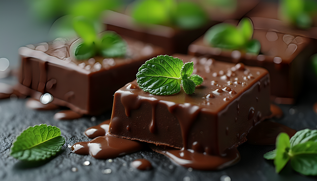 Free ai generated chocolate dessert illustration
