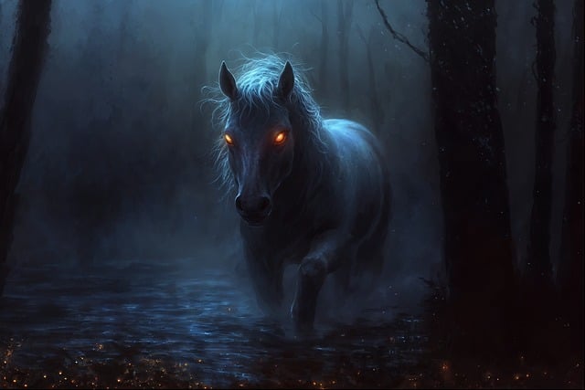 Free ai generated kelpie nature illustration