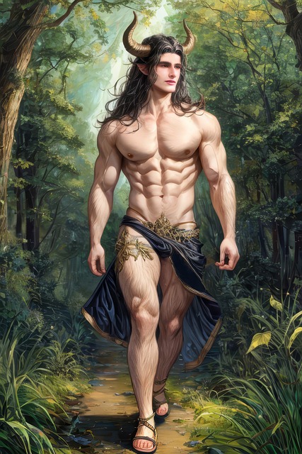 Fantasía, Hombre, Cuernos, Masculino