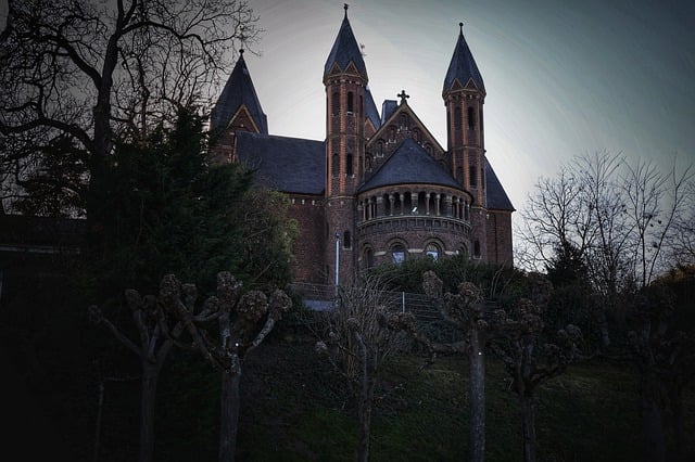 church, building, religion, local community, faith, historical, rheinland