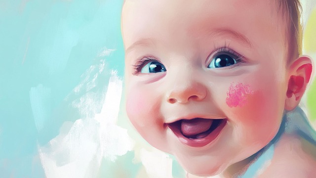 Free Baby Smile illustration and picture