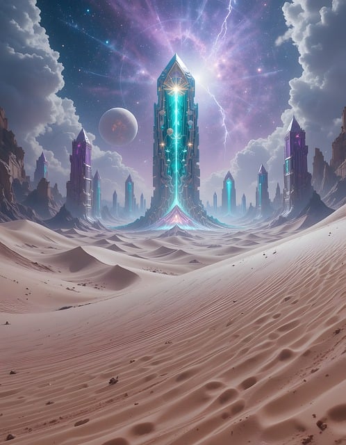 Free ai generated desert sand illustration